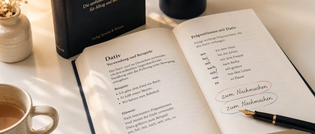 „Zum Nachmachen“: groß oder klein?